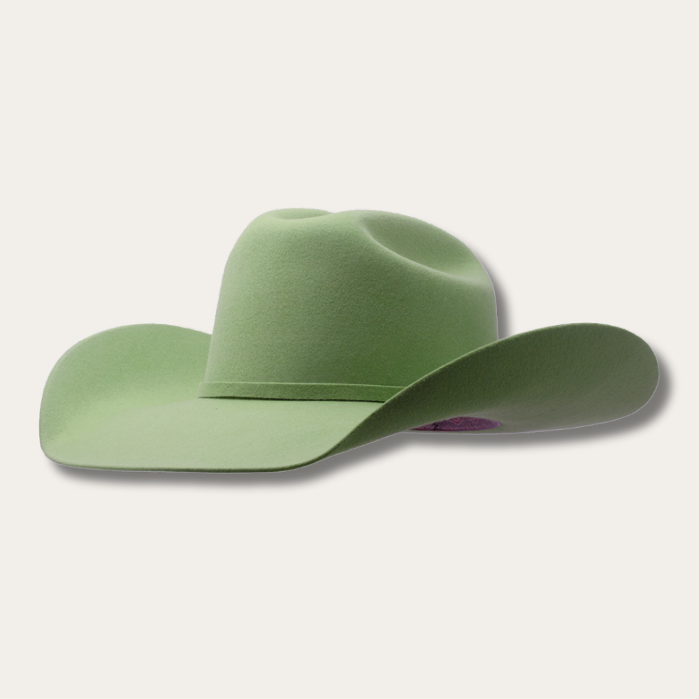 Green Riding Hat Felt Cowboy Hat Green Round Up Style for Men – Dutton Legends